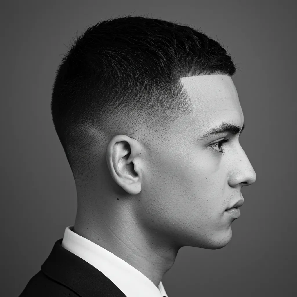 Fade Buzz Cut - Style 2
